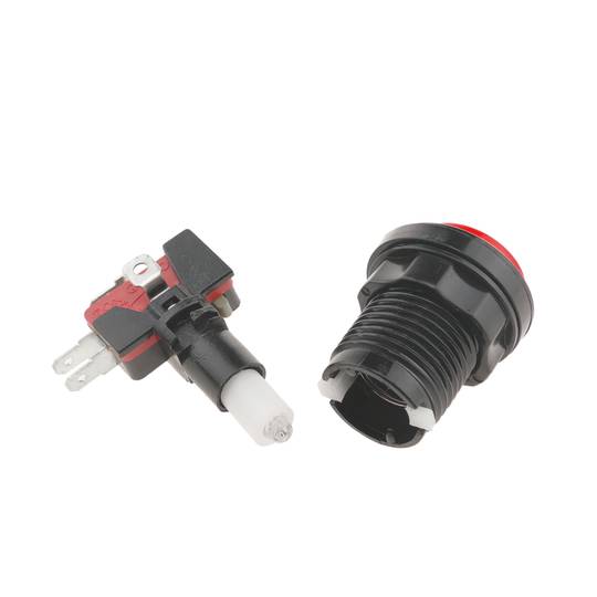 Momentary Arcade Taste Push button schalter 32 mm 1NO 1NC 250V 15A SPDT rot mit Licht