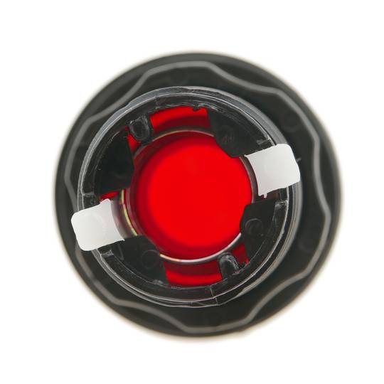Push button arcade momentary 32 mm 1NO 1NC 250V 15A SPDT red with light -  Cablematic