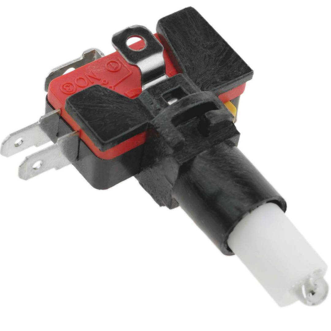 Chwilowy przycisk zręcznościowy 32 mm 1NO 1NC 250V 15A SPDT żółty ze światłem