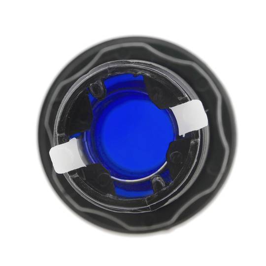 BeMatik - Bouton poussoir arcade momentané 50 mm 1NO 1NC 250V 15A SPDT bleu  avec lumière