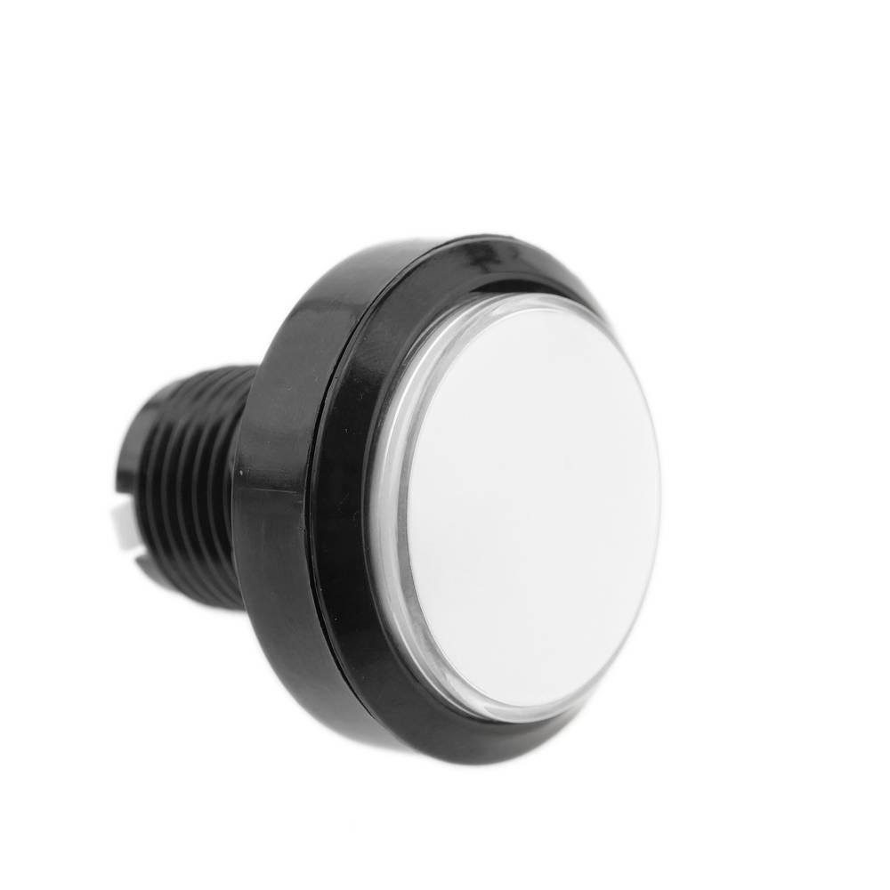 Polsador arcade momentani 45 mm 1NO 1NC 250V 15A SPDT blanc amb llum