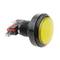 Momentary arcade button 45 mm 1NO 1NC 250V 15A SPDT geel met licht