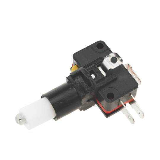 Momentary arcade button 45 mm 1NO 1NC 250V 15A SPDT geel met licht