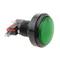 Push button arcade momentary 45 mm 1NO 1NC 250V 15A SPDT green with light