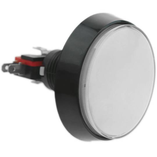 Chwilowy przycisk zręcznościowy 50 mm 1NO 1NC 250V 15A SPDT biały ze światłem