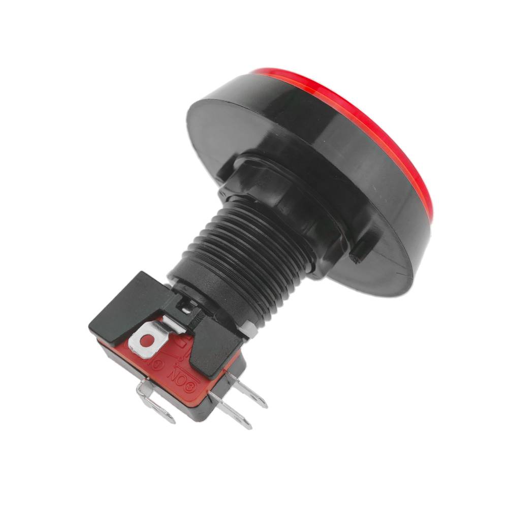 Momentary Arcade Taste Push button schalter 50 mm 1NO 1NC 250V 15A SPDT rot mit Licht