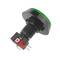 Momentary arcade-knop 50 mm 1NO 1NC 250V 15A SPDT groen met licht