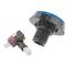 Momentary Arcade Taste Push button schalter 50 mm 1NO 1NC 250V 15A SPDT blau mit Licht