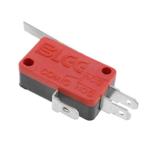 Microinterruttore momentaneo 1NO 1NC 250V 15A SPDT con leva di 28mm