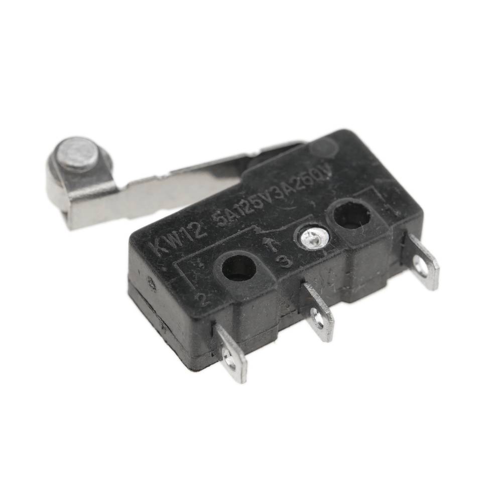 Micro interruptor momentáneo 1NO 1NC 250V 15A SPDT con palanca y rueda -  Cablematic