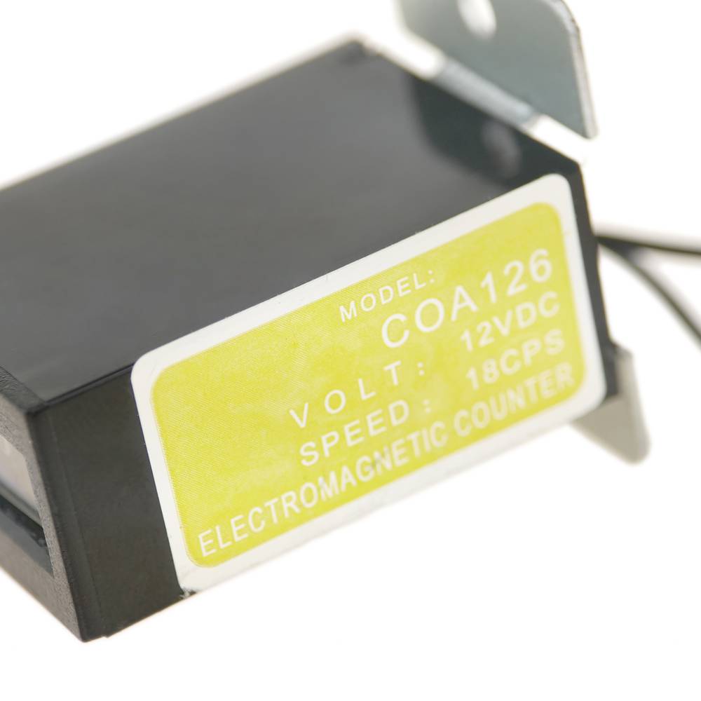 Pulse counter and electromagnetic events of 6-digit with fixation