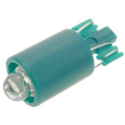 Luz LED piloto de 9mm 12VDC de color verde