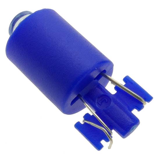 Luce pilota a LED 9mm 12VDC Lampada spia di colore blu