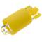 Pilot LED light 9mm 12VDC yellow color 10-pack