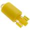 Pilot LED light 9mm 12VDC yellow color 10-pack