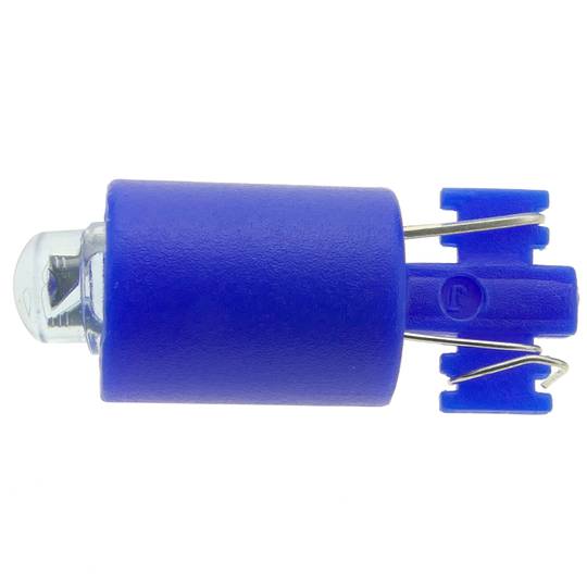 Lampe voyant LED 9mm 12VDC Pilote de couleur bleu 10-pack