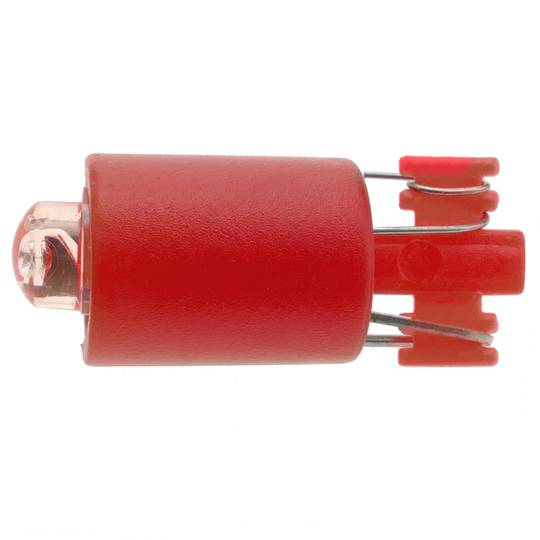 Pilot LED light 9mm 12VDC red color 10-pack