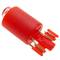 Pilot LED light 9mm 12VDC red color 10-pack