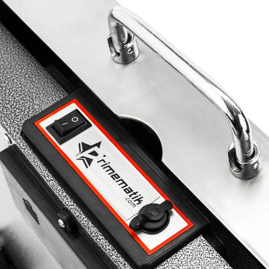 Bilancia industriale con piattaforma di 52x42 cm in acciaio inox e portatile da 300 kg