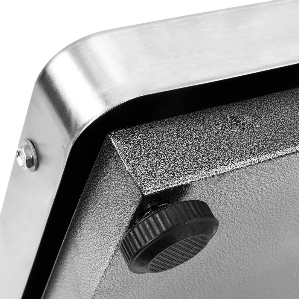 Bilancia industriale con piattaforma di 52x42 cm in acciaio inox e portatile da 300 kg