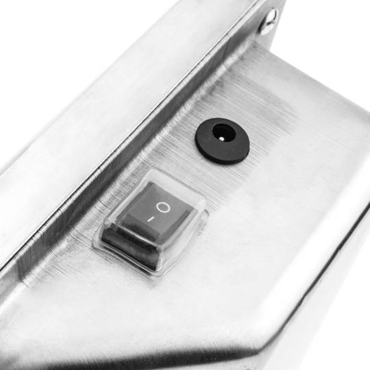 Bilancia industriale con piattaforma di 52x42 cm in acciaio inox e portatile da 300 kg