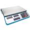 Scale for counter desktop with 34x24cm tray and 30Kg bascule blue