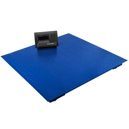Bilancia industriale da pavimento con piattaforma di 80x80 cm 4000 kg