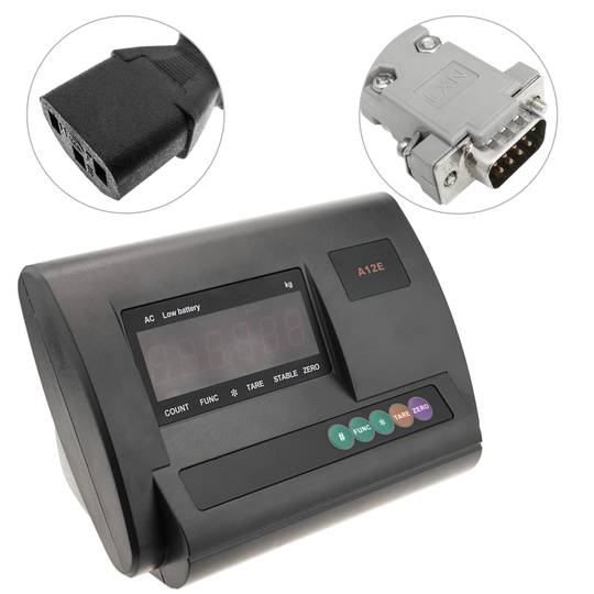 Balanza industrial de plataforma 120x100 cm Báscula de suelo 4000 Kg