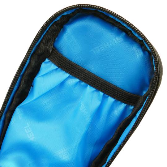 Bolsa para cuadro de bicicleta con 3 compartimentos. Ventana transparente táctil para teléfono