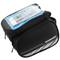 Bolsa para cuadro de bicicleta con 3 compartimentos. Ventana transparente táctil para teléfono