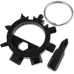 EDC keychain with 12 tools for daily use