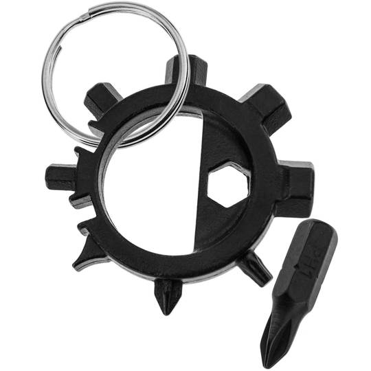 EDC-sleutelhanger met 12 tools voor dagelijks gebruik