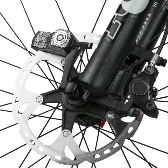 Anti-theft padlock for disk brake with key lock for bicycle bike and motorbike gray