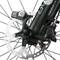 Anti-theft padlock for disk brake with key lock for bicycle bike and motorbike gray