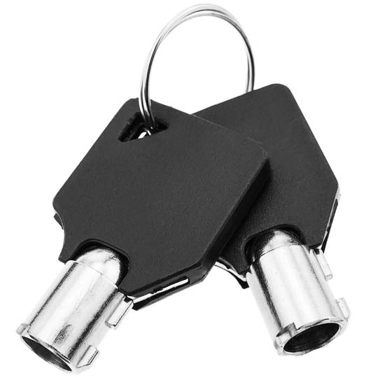 Anti-theft padlock for disk brake with key lock for bicycle bike and motorbike gray