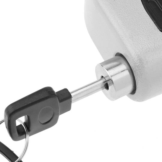 Candado antirrobo con llave de freno de disco para bicicleta y moto 83x60x30mm