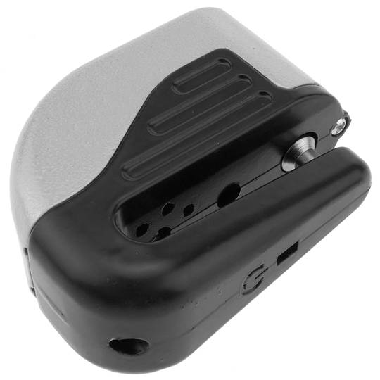 Candado antirrobo con llave de freno de disco para bicicleta y moto 83x60x30mm