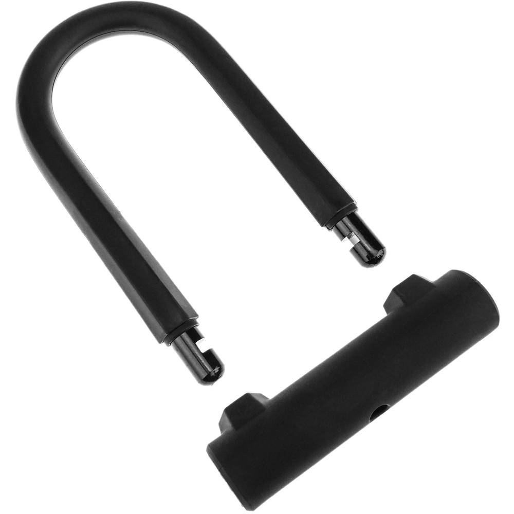 Candado antirrobo de acero para bicicleta y motocicleta 130 x 200 mm en forma de U con llave