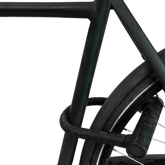 Candado antirrobo de acero para bicicleta y motocicleta 160 x 200 mm en forma de U con llave