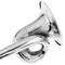 Metal horn for bicycle with bugle design