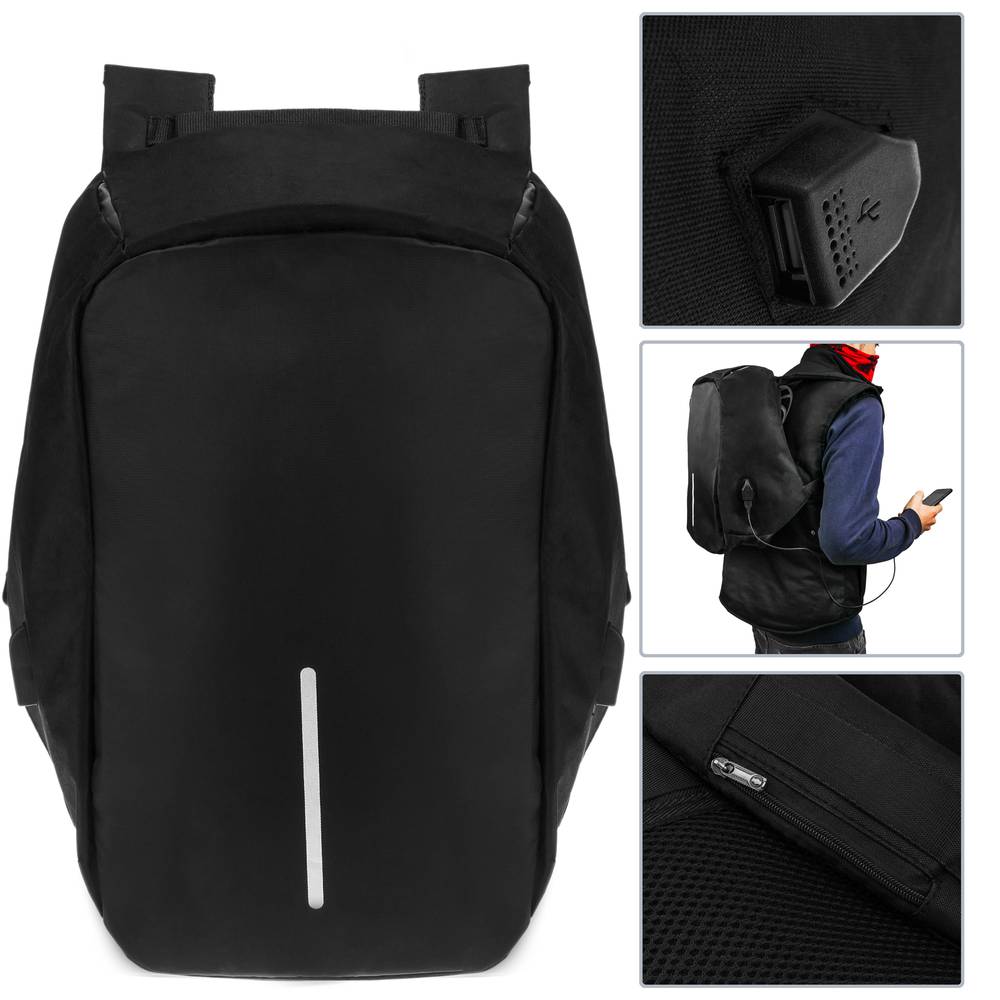 Anti-Diebstahl Laptop Rucksack Wasserdicht mit USB Ladeanschluss