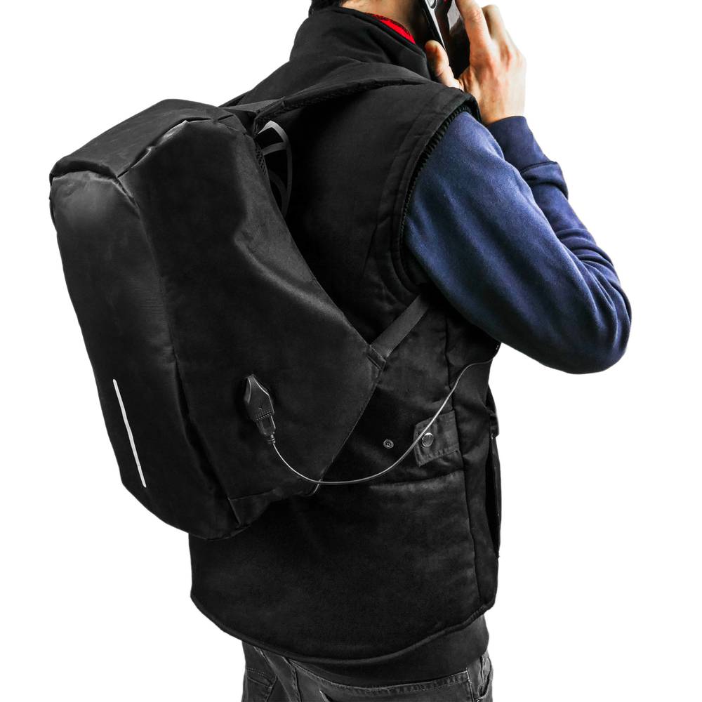 Anti-Diebstahl Laptop Rucksack Wasserdicht mit USB Ladeanschluss