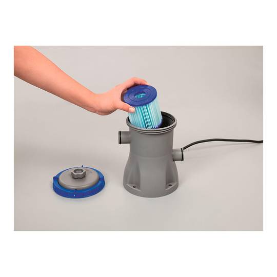 Estação de tratamento de cartuchos de 1.249 litros por hora com um diâmetro de 25x27cm da Bestway 58381