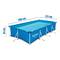 Bestway 56405CB 400x211x81cm Cornice per piscina in PVC