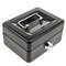 Portable metal cash box for bank notes and coins 125 x 95 x 55 mm