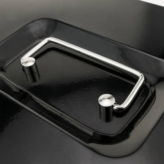 Portable metal cash box for bank notes and coins 125 x 95 x 55 mm