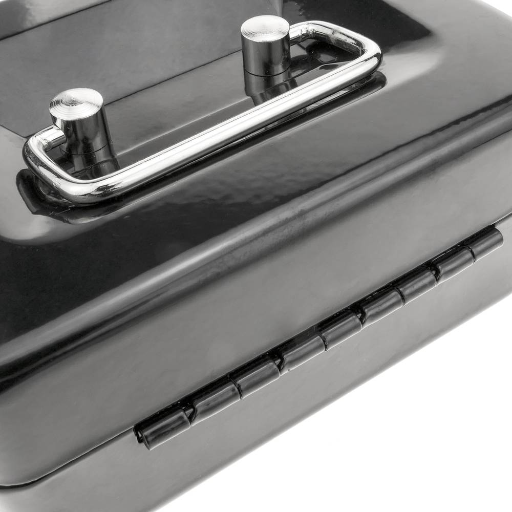 Caixa de dinheiro portátil para contas e moedas 150 x 117 x 80 mm