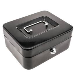 Caixa de dinheiro portátil para contas e moedas 198 x 158 x 88 mm
