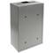 Kluczowa skrzynka zwrotna. Szary urny darowizny. Pudełko ścienne 140 x 76 x 232 mm