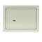 Caixa forta de seguretat d'acer i amb claus 35 x 25 x 25 cm beix